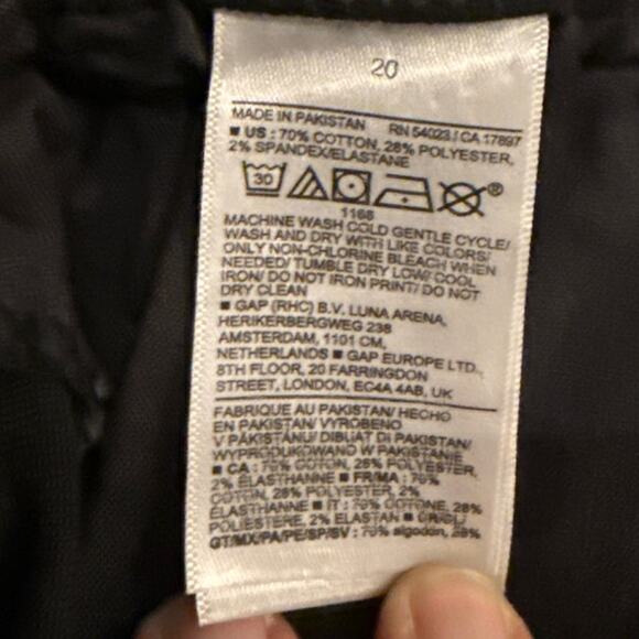 NEW Old Navy Midrise Kicker Boot Cut Black Jeans Size 20 Zip Closure Stretch - Picture 4 of 7